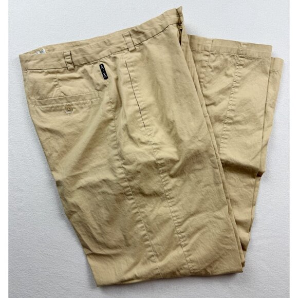 ARMANI EXCHANGE Wide Leg Lightweight Pant Sz‎ 8 Womens Tan Neutral Office Casual - Picture 1 of 11